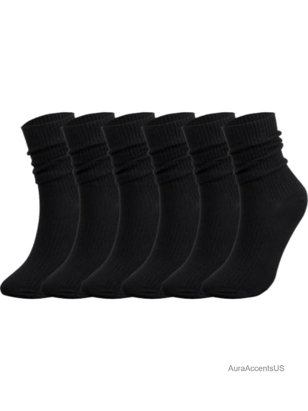 Slouch Socks Women Thin Soft Cotton Scrunch Sock Casual Crew Socks